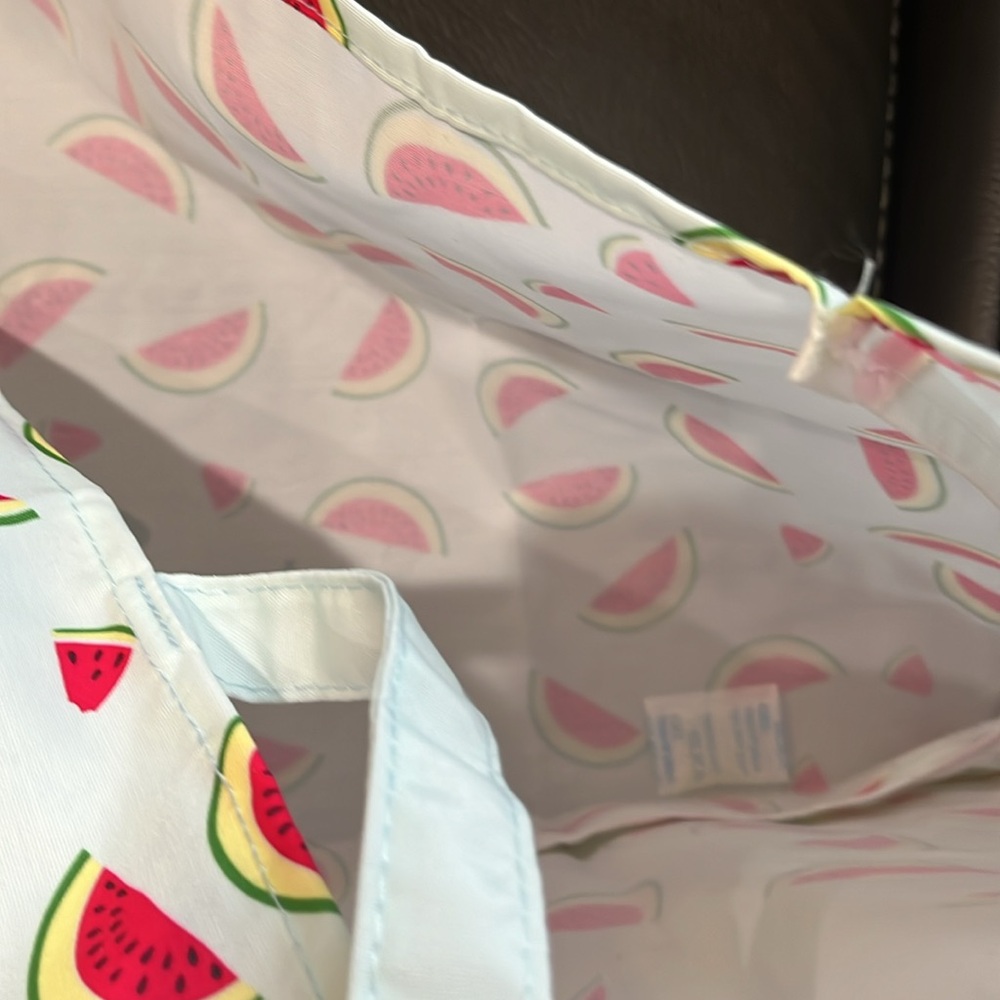 Two Kate spade watermelon cloth totes - Picture 7 of 10